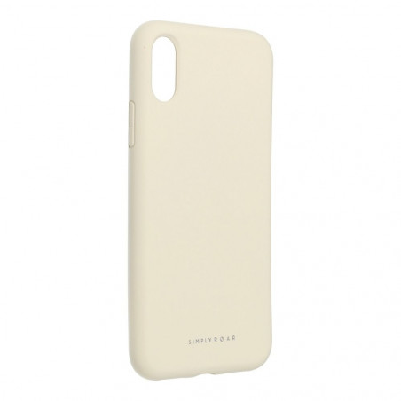 Kryt Roar Space na Apple iPhone XS Jednofarebný, Elegant Aqua White