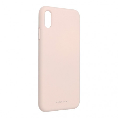 Kryt Roar Space na Apple iPhone XS Jednofarebný, Elegant Ružový