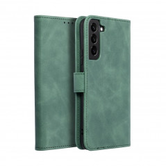 Peňaženkové puzdro TENDER Book na Samsung Galaxy S22 Plus Zelený