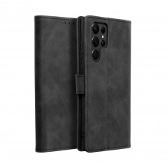 Peňaženkové puzdro TENDER Book na Samsung Galaxy S22 Ultra Čierny