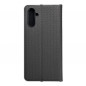 Peňaženkové puzdro LUNA Book Carbon na Samsung Galaxy A04s Uhlíkové vlákno, Elegant  Čierny
