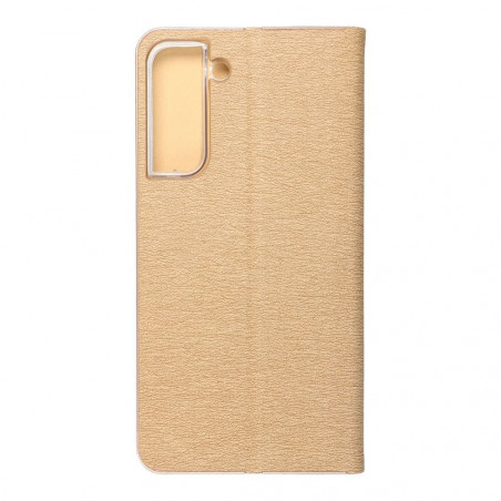 Peňaženkové puzdro LUNA Book Gold na Samsung Galaxy S22 Plus Elegant  Zlatý