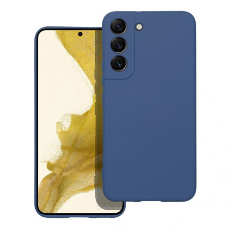 Kryt Silicone na Samsung Galaxy S22 Elegant Modrý