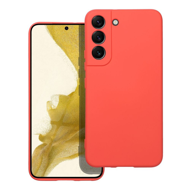 Kryt Silicone na Samsung Galaxy S22 Elegant  Broskyňový