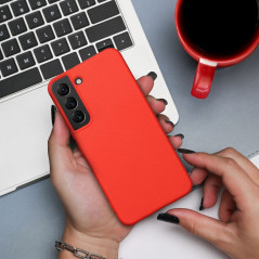 Kryt Silicone na Samsung Galaxy S22 Elegant  Broskyňový