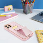 Kryt LEATHER Case Kickstand na Samsung Galaxy S20 FE Ružový