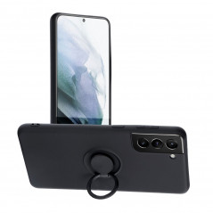Kryt Silicone ring na Samsung Galaxy S20 FE Čierny