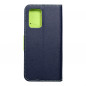 Peňaženkové puzdro Fancy Book na XIAOMI Redmi 10 Námornícka modrá / Limetkovo zelený