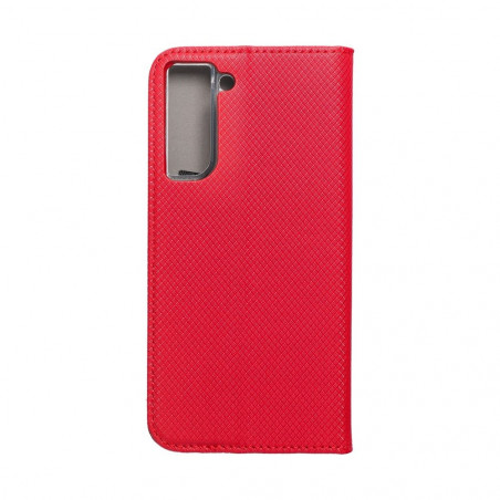 Peňaženkové puzdro Smart Case Book na Samsung Galaxy S21 FE 5G Červený
