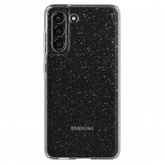 Kryt Spigen Liquid Crystal na Samsung Galaxy S21 FE 5G Krištáľovo čistý  Trblietavý kryštál