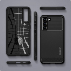 Kryt Spigen Armor na Samsung Galaxy S21 FE 5G Uhlíkové vlákno, Elegant  Čierny