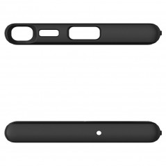 Kryt Spigen Ultra Hybrid na Samsung Galaxy S22 Ultra Krištáľovo čistý  Matná čierna