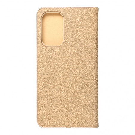 Peňaženkové puzdro LUNA Book Gold na Samsung Galaxy A33 Elegant Zlatý