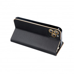Peňaženkové puzdro LUNA Book Gold na Samsung Galaxy A13 LTE Elegant  Čierny