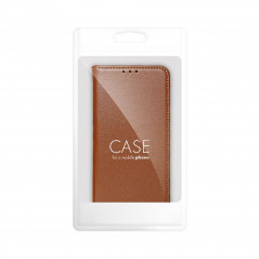 Peňaženkové puzdro Leather case SMART PRO na Samsung Galaxy S22 Plus Elegant  Hnedý