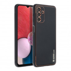 Kryt Leather na Samsung Galaxy A04s Čierny