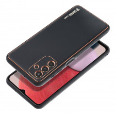 Kryt Leather na Samsung Galaxy A04s Čierny