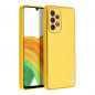 Kryt Leather na Samsung Galaxy A33 Žltý