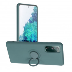 Kryt Silicone ring na Samsung Galaxy S20 FE Zelený
