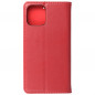 Peňaženkové puzdro Leather case SMART PRO na Apple iPhone 12 Elegant  Vinovo červený