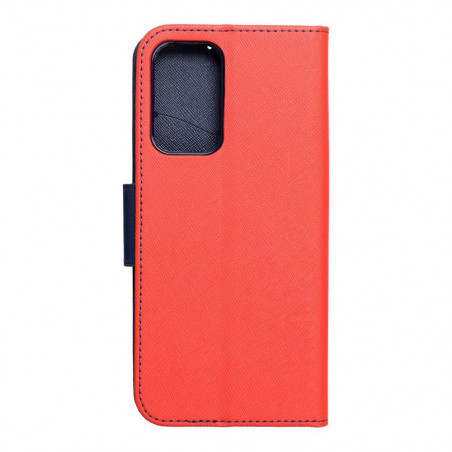 Peňaženkové puzdro Fancy Book na Samsung Galaxy A33 Červený / Námornícka modrá
