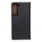 Peňaženkové puzdro Leather case SMART PRO na Samsung Galaxy S22 Elegant  Čierny 