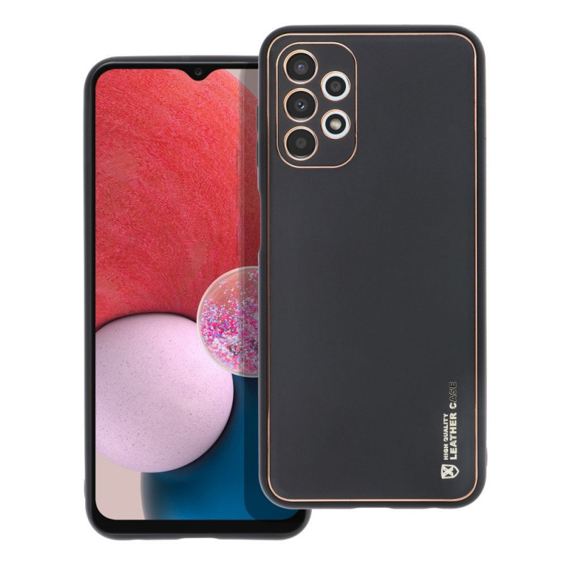 Kryt Leather na Samsung Galaxy A13 LTE Čierny