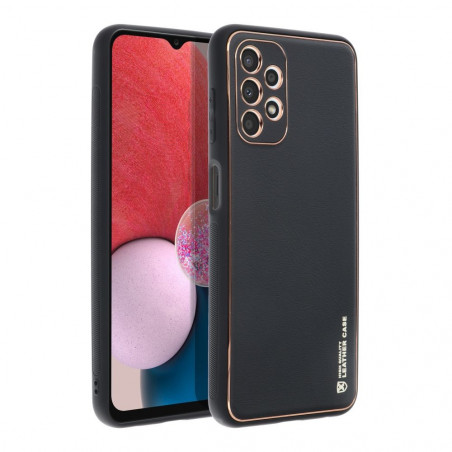 Kryt Leather na Samsung Galaxy A13 LTE Čierny