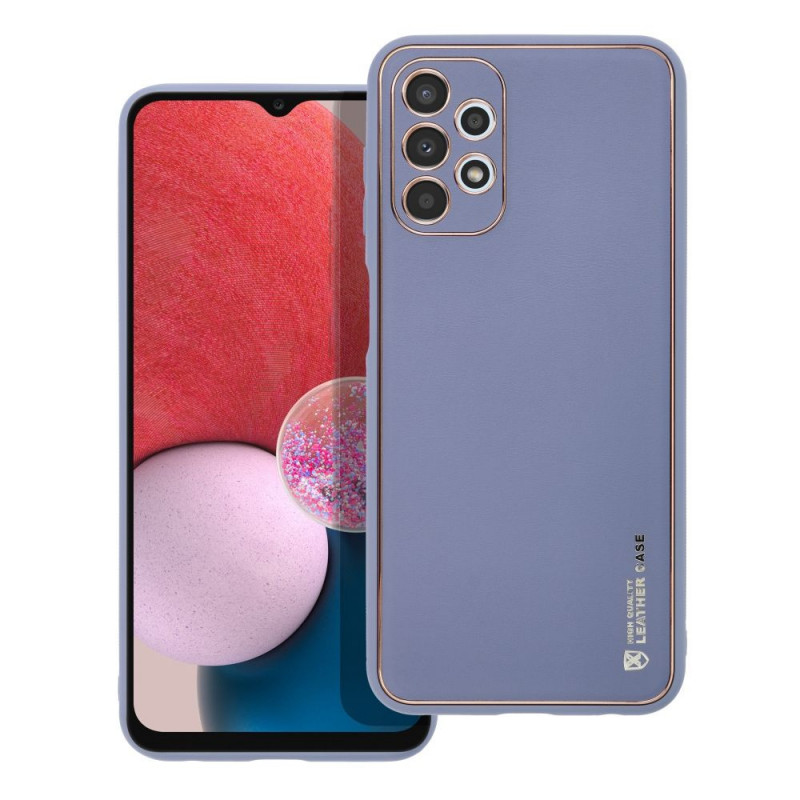 Kryt Leather na Samsung Galaxy A13 LTE Modrý