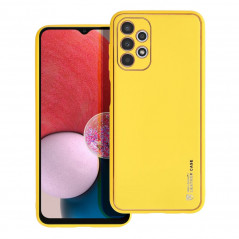 Kryt Leather na Samsung Galaxy A13 LTE Žltý
