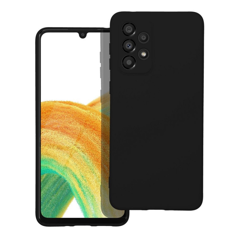 Kryt Silicone na Samsung Galaxy A33 Elegant  Čierny
