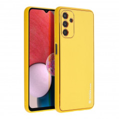 Kryt Leather na Samsung Galaxy A13 LTE Žltý