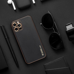 Kryt Leather na Samsung Galaxy A33 Čierny