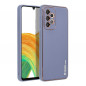 Kryt Leather na Samsung Galaxy A33 Modrý