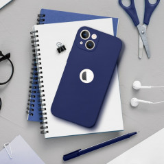 Kryt Soft na Apple iPhone 12 Tmavo modrý