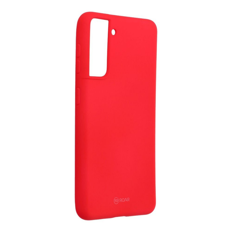 Kryt Roar Colorful Jelly na Samsung Galaxy S21 5G Žiarivý ružový