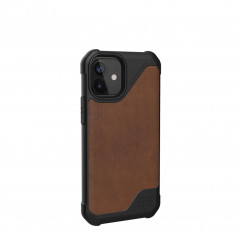 Kryt Urban Armor Gear Metropolis LT na Apple iPhone 12 mini Prémiové puzdro  Hnedý