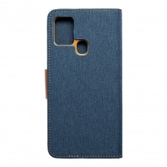 Peňaženkové puzdro CANVAS Book na Samsung Galaxy A21s Námornícka modrá