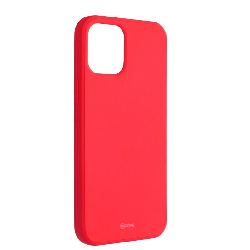 Kryt Roar Colorful Jelly na Apple iPhone 12 Pro Max Broskyňovo-ružový