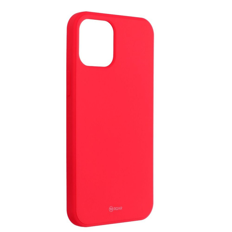 Kryt Roar Colorful Jelly na Apple iPhone 12 Pro Max Žiarivý ružový
