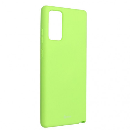 Kryt Roar Colorful Jelly na Samsung Galaxy Note 20 Limetkovo zelený