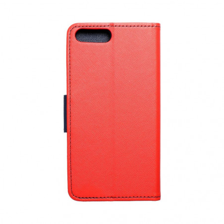 Peňaženkové puzdro Fancy Book na Apple iPhone SE 2020 Červený / Námornícka modrá