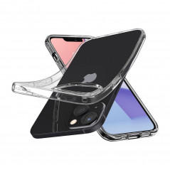 Kryt Spigen Liquid Crystal na Apple iPhone 13 Krištáľovo čistý  Transparentný