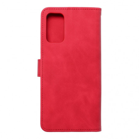 Peňaženkové puzdro MEZZO Book na XIAOMI Redmi Note 10 5G Červený