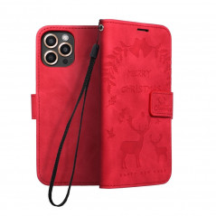 Peňaženkové puzdro MEZZO Book na XIAOMI Poco M3 Pro 5G Červený