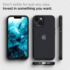 Kryt Spigen Ultra Hybrid na Apple iPhone 13 Krištáľovo čistý  Matná čierna mrazivá