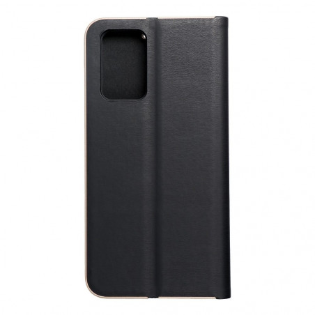 Peňaženkové puzdro LUNA Book Gold na XIAOMI Redmi 10 2022 Elegant Čierny