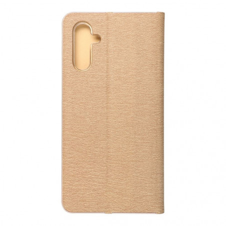 Peňaženkové puzdro LUNA Book Gold na Samsung Galaxy A13 LTE Elegant Zlatý