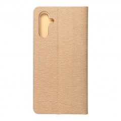 Peňaženkové puzdro LUNA Book Gold na Samsung Galaxy A04s Elegant Zlatý