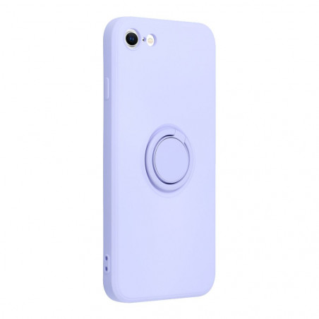 Kryt Silicone ring na Apple iPhone SE 2020 Fialový (Violet)